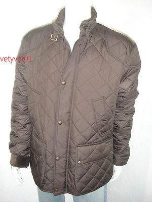 NWT $365 Polo RALPH LAUREN Cadwell Quilted Bomber Hunting Jacket Brown sz  1XB