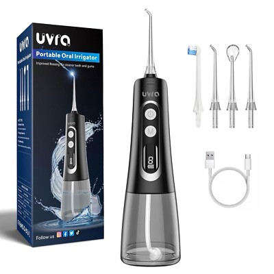 Cordless Dental water flosser 9 Modes 300ml Teeth Cleaner  Oral Irrigator