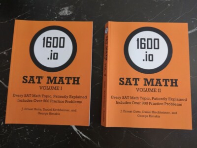 1600.io SAT Math Orange Book Volume I and Volume II
