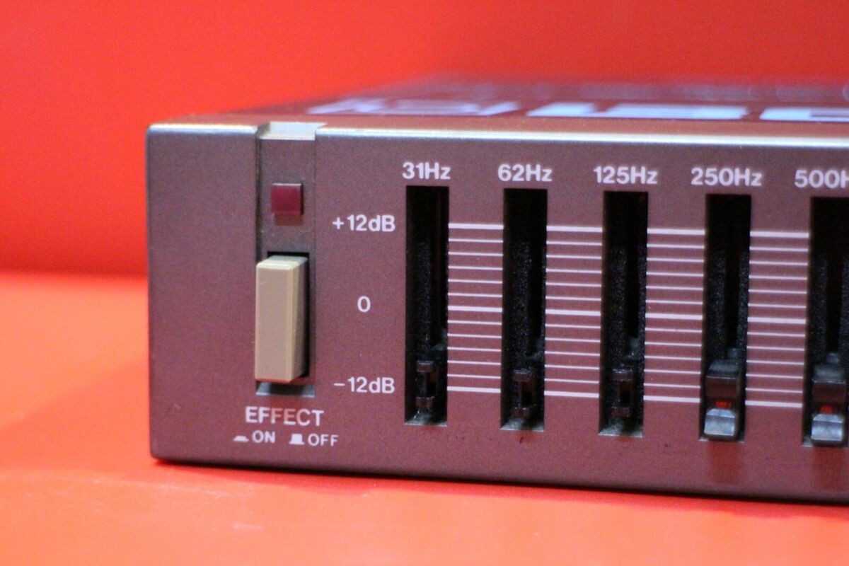 USED BOSS RGE-10 RGE 10 Graphic Equalizer Micro Rack Series Roland U1583  221026