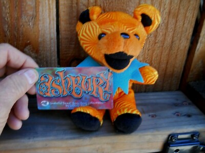 GRATEFUL DEAD ''  ASHBURY '' BEANIE BABY 7'' TALL MADE BY LIQUID BLUE (NEW)