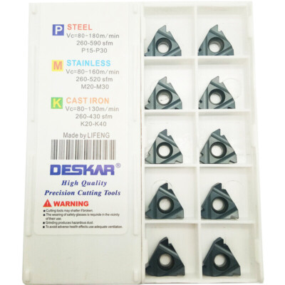 16ER 3.0ISO LDA CNC Carbide Threading Insert For Steel cast iron stainless steel