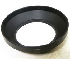 55mm Wide Angle Lens hood Metal for 24mm 28mm f2.5 f2.8 f2.0 Screw in