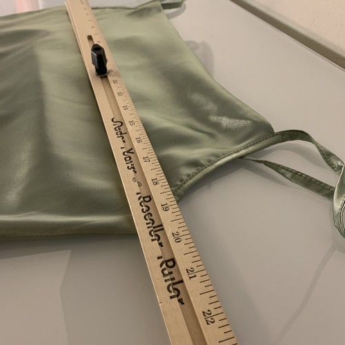PRETTYLITTLETHING Women's Green Satin Dress Size 10 Medium - Picture 7 of 15