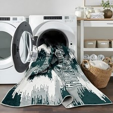 Living Room Rug for Bedroom Machine Washable Football Sports Area Rugs Carpet...