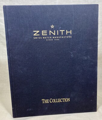 ZENITH The Collection Katalog Buch Tourbillon Zero G Academy Minutenrepetition /