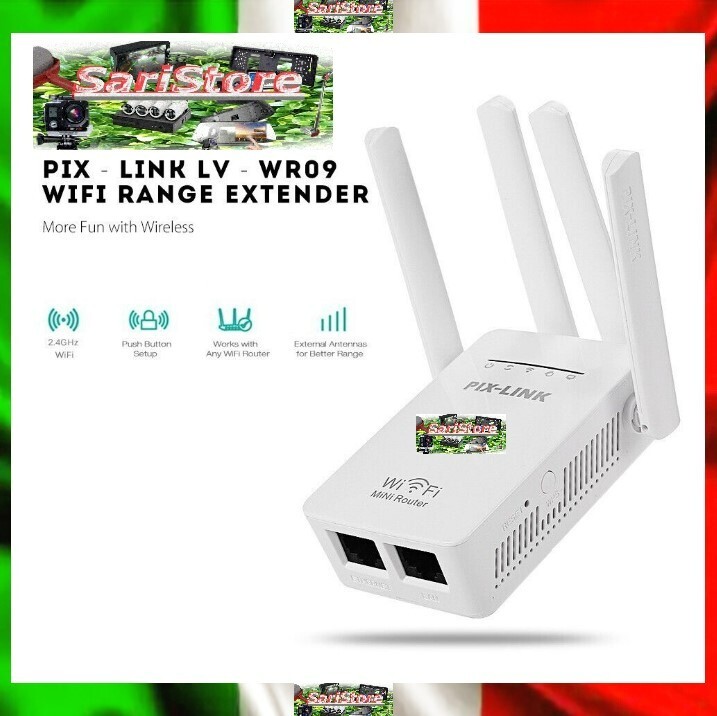 Ripetitore WiFi 1200Mbps Dual Band - 4 Antenne, Display LCD, Modalità Multiple - Foto 4
