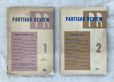 Partisan Review First Edition Issues # 1 & 2 1947 1949