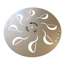 FireDial Baffle Plate Heat Management System for BBQ - for 22in WSM (Stainless)