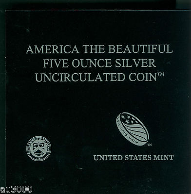 US Mint Box & COA for 2015-P KISATCHIE 5 Oz. ATB SPECIMEN SILVER NO COINS