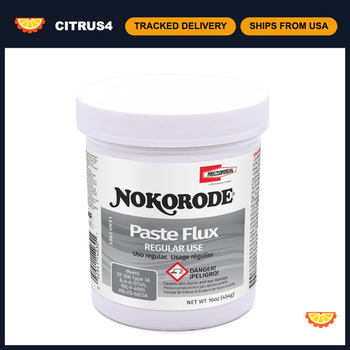 Regular Paste Flux 1 lb - Cleans & Fluxes for Plumbing, Soldering, Metalwork