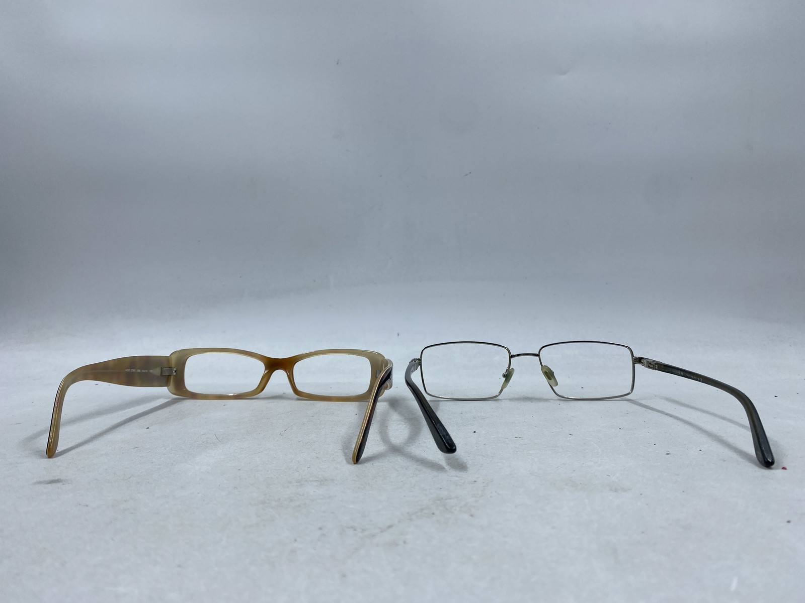 Versace Brown Tortoiseshell Rectangle Eyewear Gla… - image 3