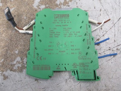 Phoenix Contact Mini MCR-SL-I-I Isolating Amplifier 2864406 0(4)-20mA Used