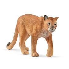 Schleich Wild Life Realistic Cougar Toy 4.7 x x 2.1 inches, Multi
