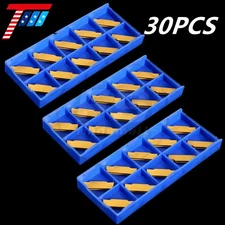 30PCS MGMN300-M 3MM CNC Carbide Insert Cutting Blade for MGEHR/MGIVR Lathe Holde
