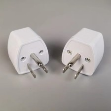 NEW European EU To US American Adapter Plug Converter Euro Asia to USA