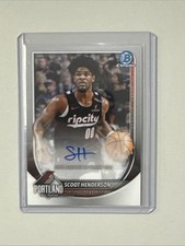 2025-26 Bowman Chrome Scoot Henderson Auto 