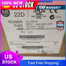 Allen Bradley Sealed Powerflex 40P Catalog 22D-D010N104 Ser A US Free Tax