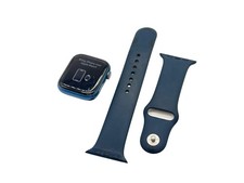 Unlocked Apple Watch Series 7 Blue Aluminum 45MM GPS LTE W/ Band