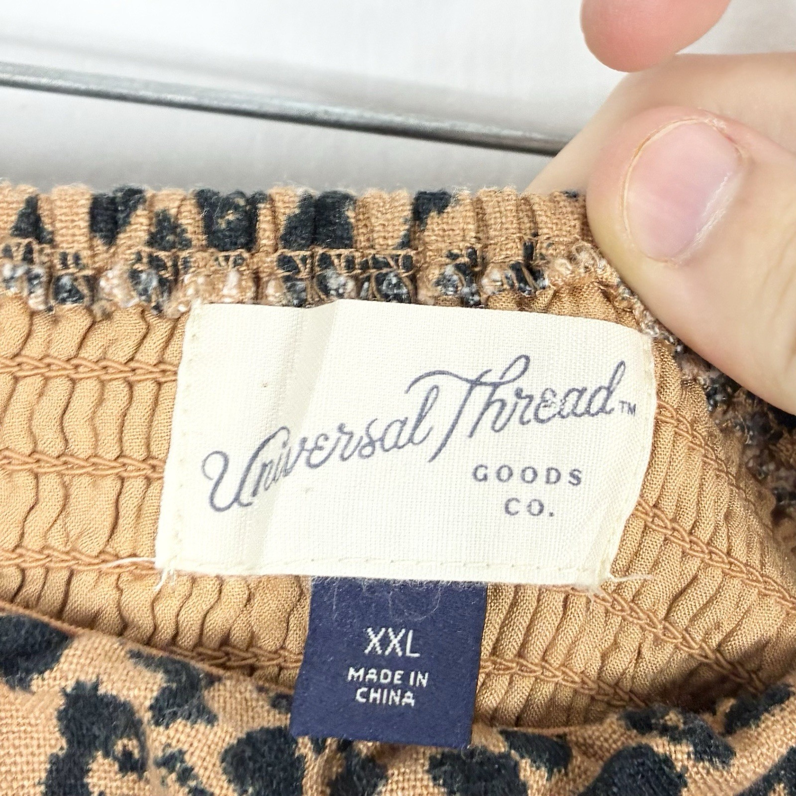 Universal Thread Animal Printed Strapless Linen M… - image 3