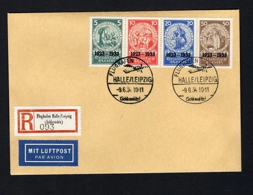 1933 NAZI Germany Nothilfe Stamps Used FDC Reproduction Stamp sv