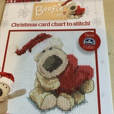 Mini Boofle Christmas Heart design Cross Stitch Chart only  /L5