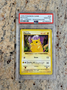 Base Set Pikachu Psa 10 | eBay