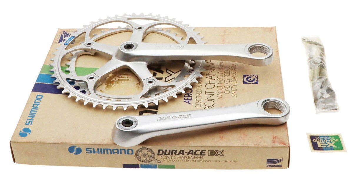 【激レア】DURA-ACE EX FC-7200 165mm/52-39T Shimano Dura-Ace EX Aerodynamics FC-7200 Crank 52/42 170mm 7 SPD