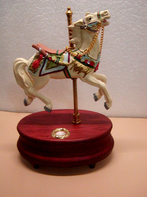 1991 TOBIN FRALEY LIMITED M.C Illions CAROUSEL HORSE nice mint working cond