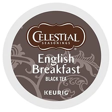 Celestial Seasonings English Breakfast Tea K Cup Pods 24 Count Brew Anytime