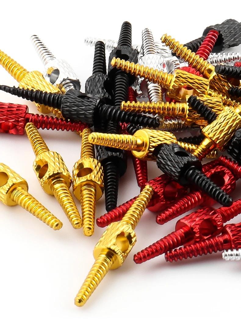 Red 2 pcs Bike Internal Cable Routing Tool Brake Shift Hydraulic Hose Guide Kit