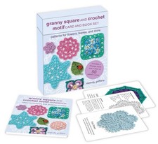 Granny Square and Crochet Motif Card and Book Set: 50 Cards and a 64-pag : Pa...