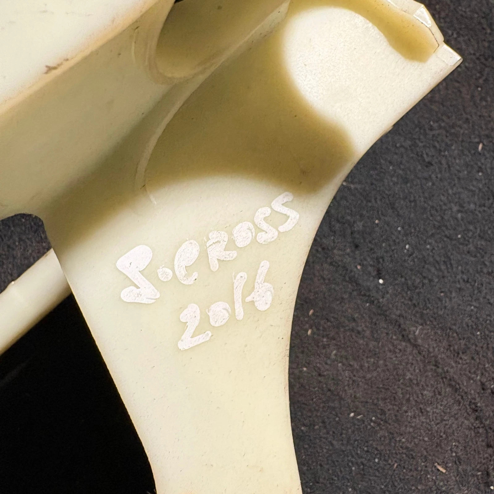 Suzuki S-Cross 2016 donor marking on gear selector assembly