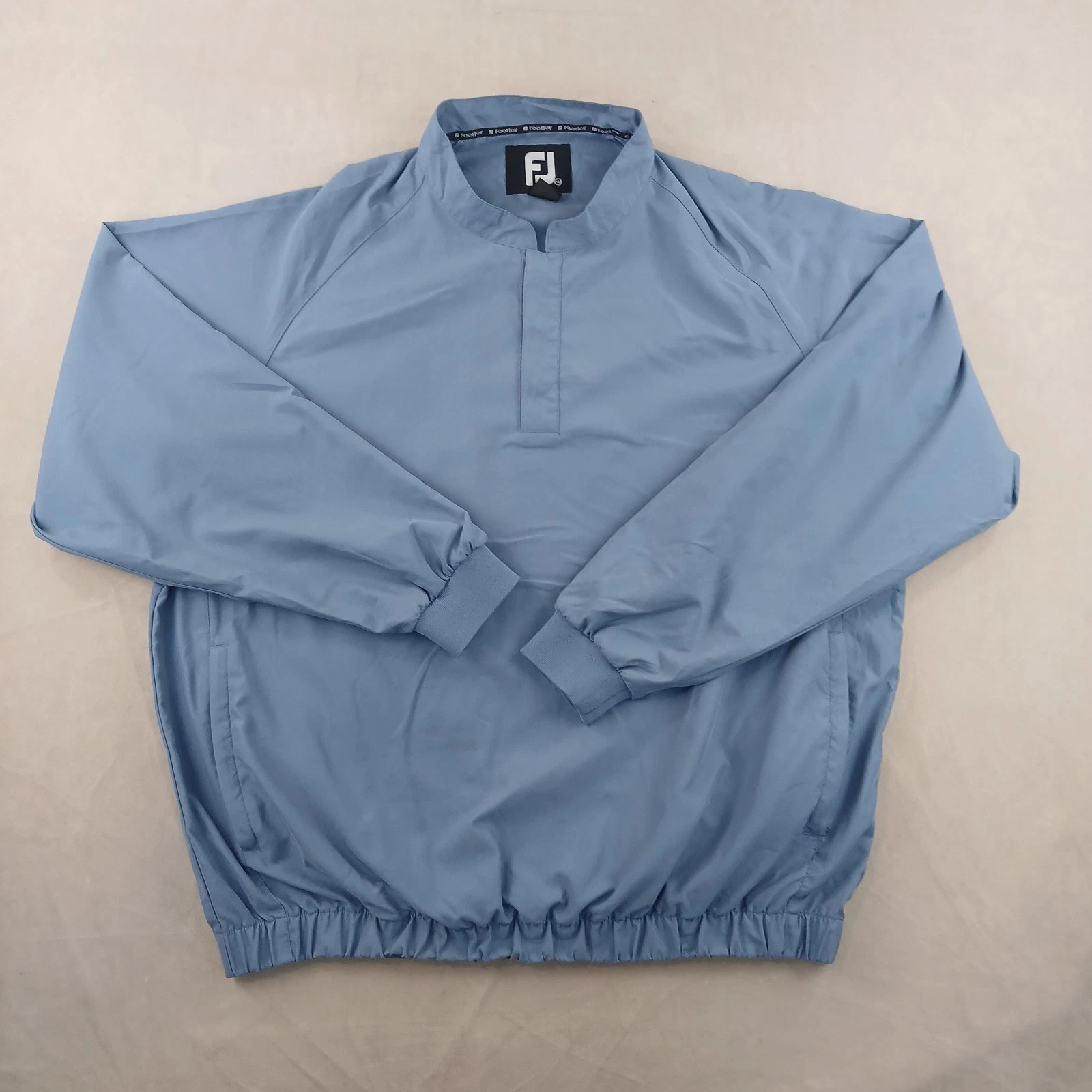 Footjoy XL Mens Windbreaker Jacket 26x28 Pockets Fits XXL Defects