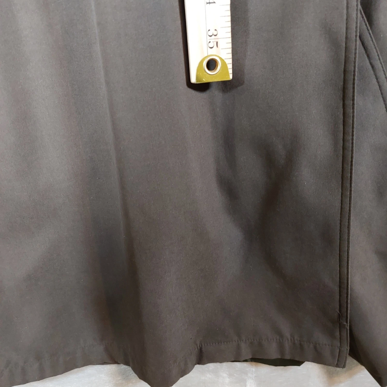 Bill Blass Vintage 90s Trench Coat Men 48 Reg Belted Zip Out Liner Rain Overcoat image 15