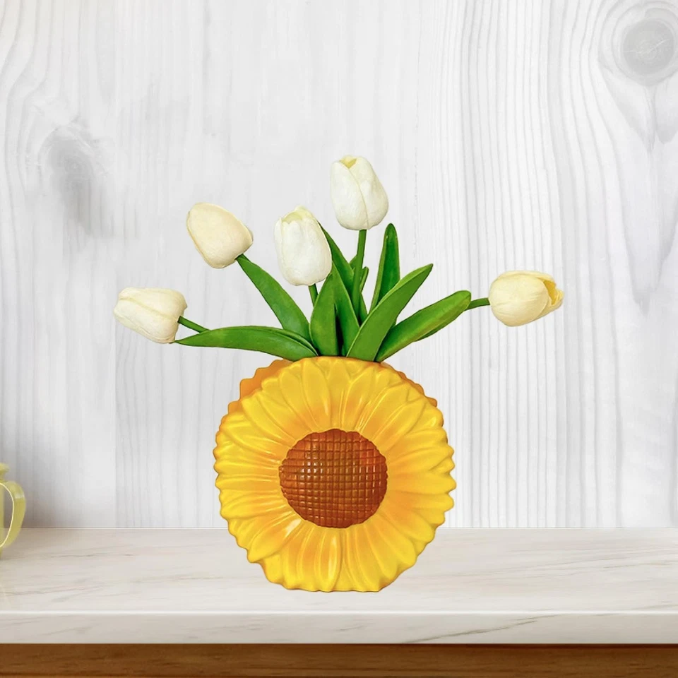 Flower Vase Bud Vase Decoration Planter Modern for Dried Flowers Unique Plant