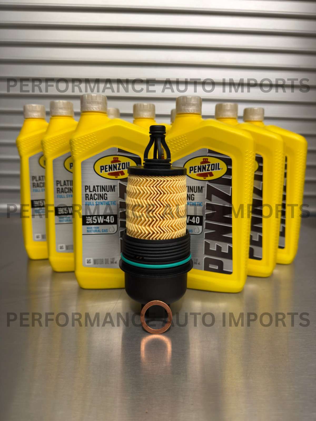 MASERATI GHIBLI LEVANTE QUATTROPORTE 3.0L V6 5W40 OEM OIL CHANGE KIT 2014-2017