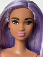 Hybrid MBILI Chandra Barbie Doll, AA, African, Purple Hair OOAK