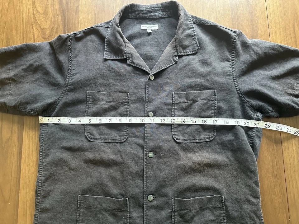 Engineered Garments 100% Cotton Chore Shirt Made In The USA - Image 4 of 4