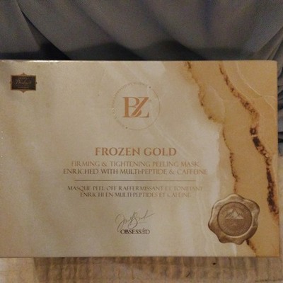 Obsessad Frozen Gold Firming & Tightening Peel-Off Face Mask, Gold, Caffeine