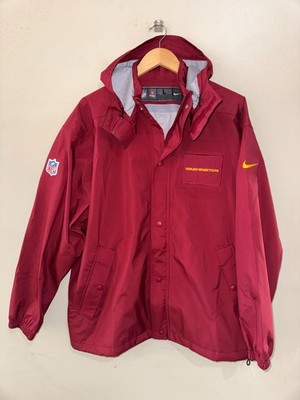 Nike NFL Washington Commanders Team Issue Sideline Storm FIT Rain Jacket Mens L