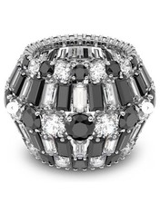 Swarovski Hyperbola black and white Cocktail Ring 52 brand new + Gift bag💕💕