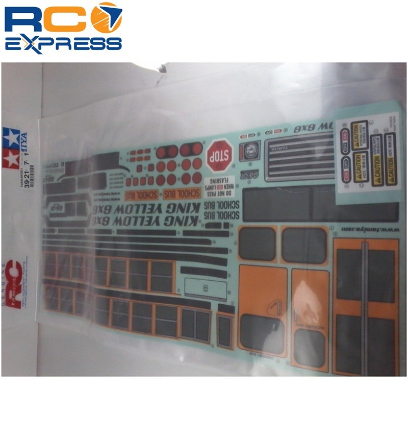 Tamiya RC Sticker/Masking: G6-01 King Yellow 6x6 TAM9495921 | eBay