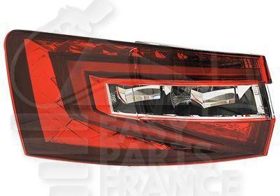 Feu arrière-gauche LED extérieur pour réparer Skoda Superb SW noir