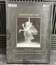 Epson Exhibition Fiber Paper 13"x19", 25 sheets S045037             NEW OPEN BOX 