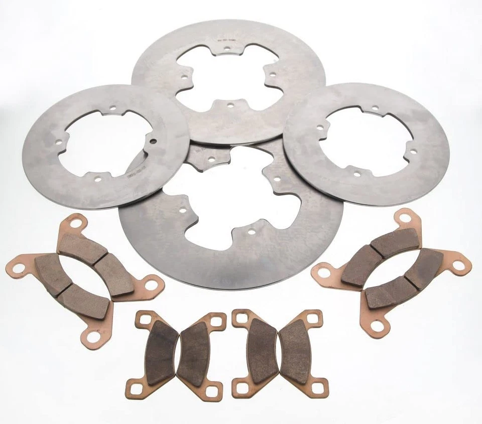 Rotores y pastillas de freno MudRat Arctic Cat Wildcat X 1000 2014-16 delanteros y traseros Foto 2 de 3