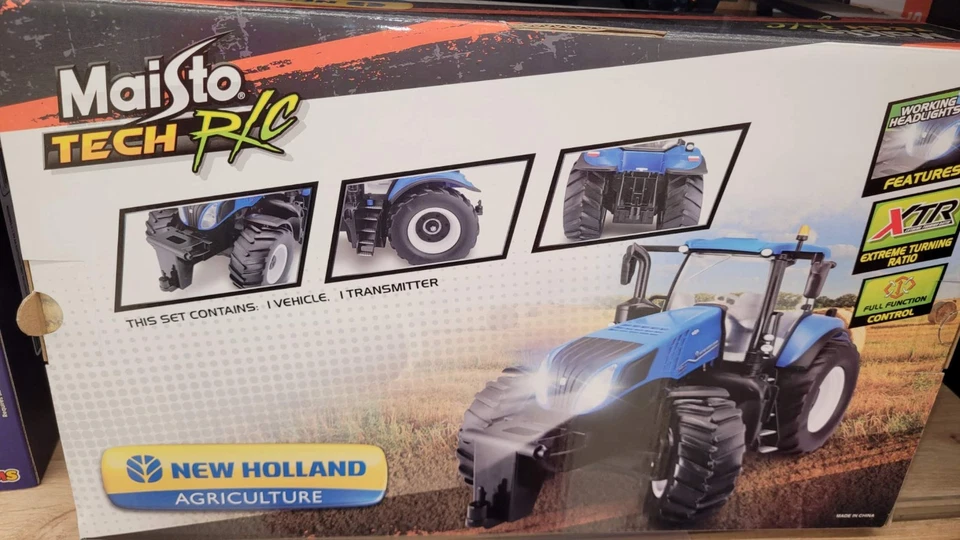 Maisto Tech New Holland Tractor 1 16 RC New Holland Tractor - Image 3 of 4
