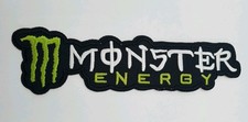Monster Energy Drink Iron On Embroidered Patch 7" X 2"