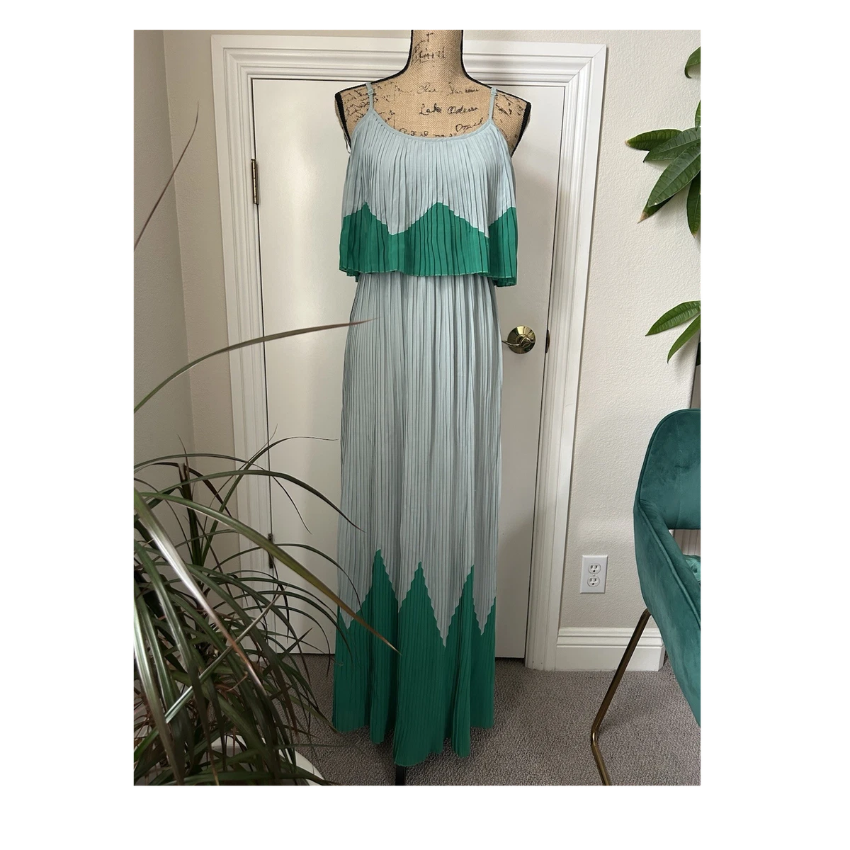 Pleated Green Dresses for Women for sale | eBay