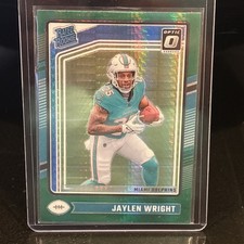 2024 Panini Donruss Optic - Rated Rookie Jaylen Wright #249 Green Hyper Prizm